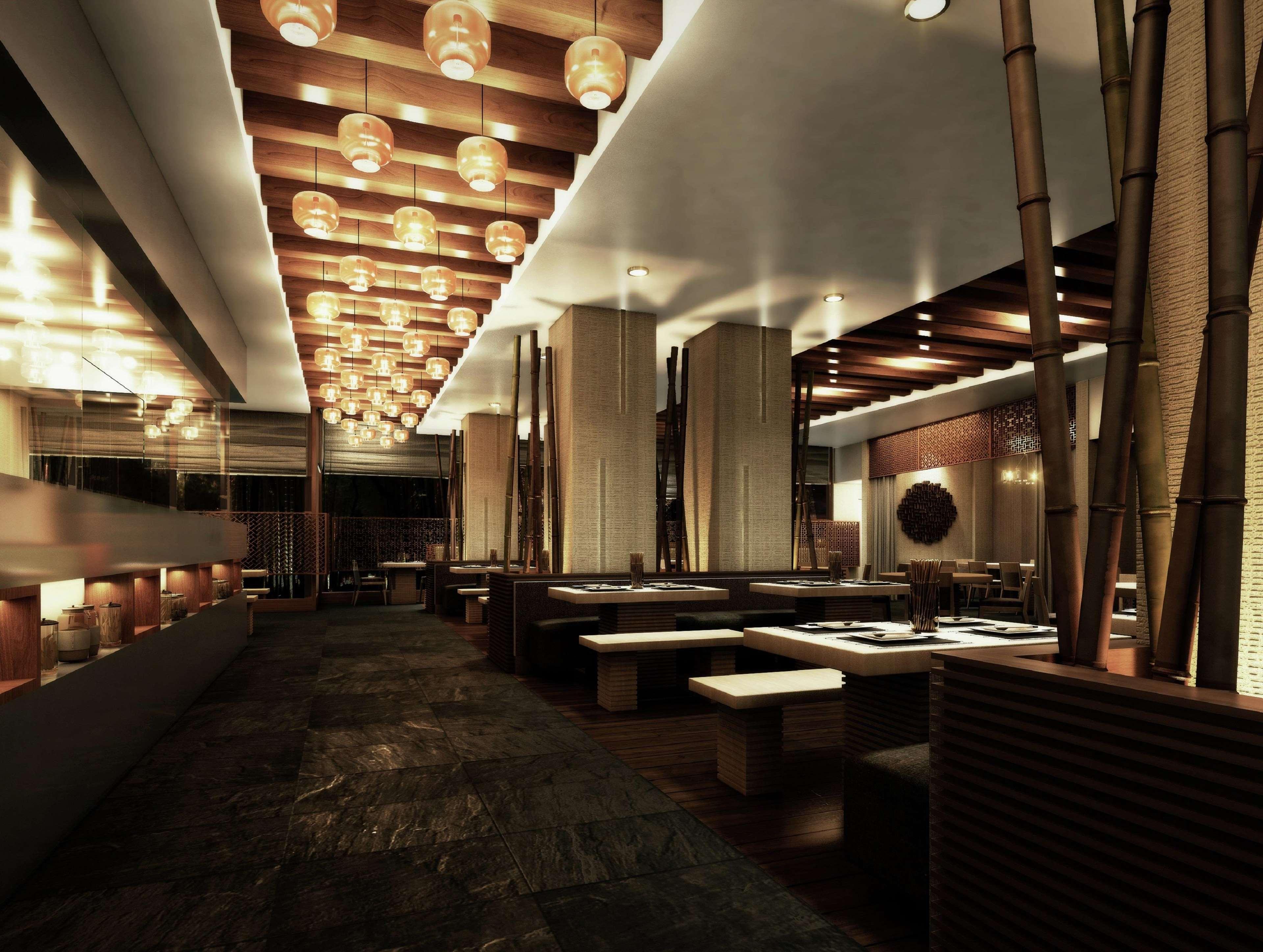 Doubletree By Hilton Doha - Al Sadd Ξενοδοχείο Εξωτερικό φωτογραφία Interior of a restaurant